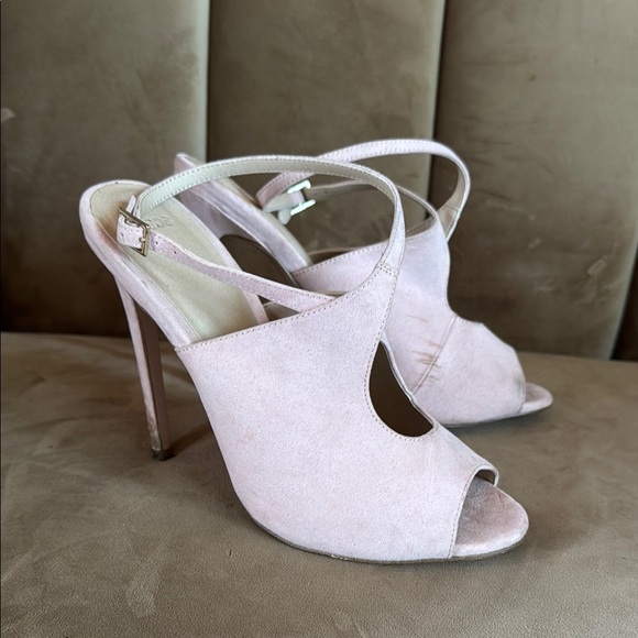 ASOS  Pink Suede Women's Heels - Picture 1 of 5